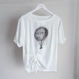 ホワイト | 夏服Tシャツ パスリーブトップス レディース | shoppinggo