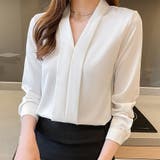 シャツ Vネック ブラウス | shoppinggo | 詳細画像8 