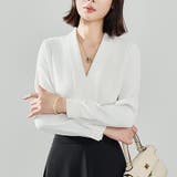シャツ Vネック ブラウス | shoppinggo | 詳細画像14 