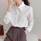 シャツブラウス 襟付き オフィス | shoppinggo | 詳細画像2 