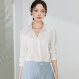 シャツブラウス 襟付き オフィス | shoppinggo | 詳細画像5 