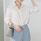 シャツブラウス 襟付き オフィス | shoppinggo | 詳細画像7 