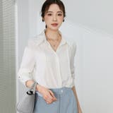 シャツブラウス 襟付き オフィス | shoppinggo | 詳細画像8 
