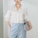 シャツブラウス 襟付き オフィス | shoppinggo | 詳細画像11 