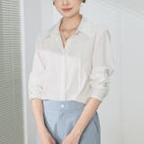 シャツブラウス 襟付き オフィス | shoppinggo | 詳細画像13 