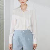 シャツブラウス 襟付き オフィス | shoppinggo | 詳細画像25 
