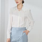 シャツブラウス 襟付き オフィス | shoppinggo | 詳細画像28 