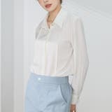 シャツブラウス 襟付き オフィス | shoppinggo | 詳細画像30 