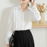 シャツブラウス 襟付き オフィス | shoppinggo | 詳細画像34 