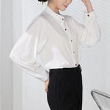 シャツブラウス ノーカラー トップス | shoppinggo | 詳細画像23 