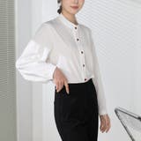 シャツブラウス ノーカラー トップス | shoppinggo | 詳細画像25 