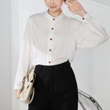 シャツブラウス ノーカラー トップス | shoppinggo | 詳細画像34 