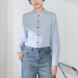 シャツブラウス ノーカラー トップス | shoppinggo | 詳細画像40 