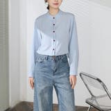 シャツブラウス ノーカラー トップス | shoppinggo | 詳細画像41 