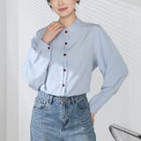 シャツブラウス ノーカラー トップス | shoppinggo | 詳細画像42 
