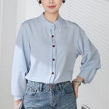 シャツブラウス ノーカラー トップス | shoppinggo | 詳細画像62 