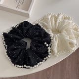 シュシュ ヘアゴム パール付き | shoppinggo | 詳細画像3 