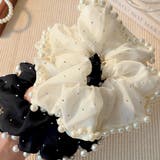 シュシュ ヘアゴム パール付き | shoppinggo | 詳細画像8 