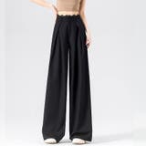 タックワイドパンツ スラックス リラックスパンツ | shoppinggo | 詳細画像3