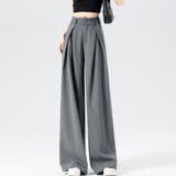 タックワイドパンツ スラックス リラックスパンツ | shoppinggo | 詳細画像12