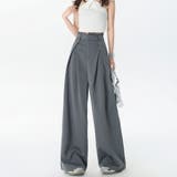 タックワイドパンツ スラックス リラックスパンツ | shoppinggo | 詳細画像13