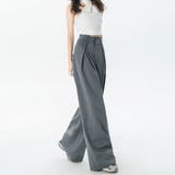 タックワイドパンツ スラックス リラックスパンツ | shoppinggo | 詳細画像15