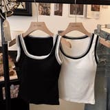 タンクトップ ショート丈 胸パット付 | shoppinggo | 詳細画像4 