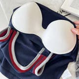 タンクトップ ショート丈 胸パット付 | shoppinggo | 詳細画像5 