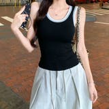 タンクトップ ショート丈 胸パット付 | shoppinggo | 詳細画像15 