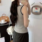 タンクトップ ショート丈 胸パット付 | shoppinggo | 詳細画像22 