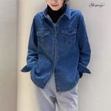 デニムシャツ ダンガリーシャツ レディース | shoppinggo | 詳細画像1 