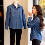 デニムシャツ ダンガリーシャツ レディース | shoppinggo | 詳細画像11 