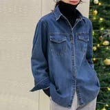 ブルー | デニムシャツ ダンガリーシャツ レディース | shoppinggo