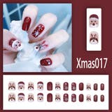 XMAS017 | ネイルチップ クリスマス デザイン | shoppinggo