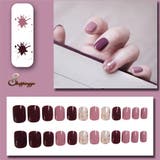 ネイルチップ ショート シンプル つけ爪 ネイルアート アートチップ | shoppinggo | 詳細画像1 