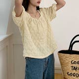 夏新作パフスリーブ ブラウストップス 半袖 | shoppinggo | 詳細画像9 