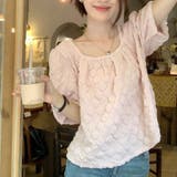 夏新作パフスリーブ ブラウストップス 半袖 | shoppinggo | 詳細画像12 