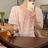 夏新作パフスリーブ ブラウストップス 半袖 | shoppinggo | 詳細画像13 