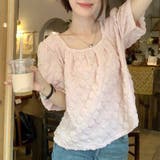 夏新作パフスリーブ ブラウストップス 半袖 | shoppinggo | 詳細画像14 