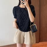 夏新作パフスリーブ ブラウストップス 半袖 | shoppinggo | 詳細画像15 