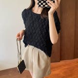 夏新作パフスリーブ ブラウストップス 半袖 | shoppinggo | 詳細画像16 