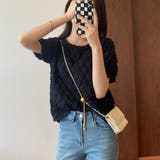 夏新作パフスリーブ ブラウストップス 半袖 | shoppinggo | 詳細画像17 