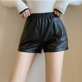 ボードショートパンツ レディース フェイクレザーショートパンツ | shoppinggo | 詳細画像8