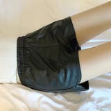 ボードショートパンツ レディース フェイクレザーショートパンツ | shoppinggo | 詳細画像12