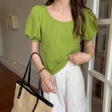 夏服Tシャツ パフスリーブトップス レディース | shoppinggo | 詳細画像11 