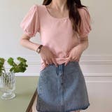 夏服Tシャツ パフスリーブトップス レディース | shoppinggo | 詳細画像14 