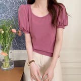夏服Tシャツ パフスリーブトップス レディース | shoppinggo | 詳細画像16 