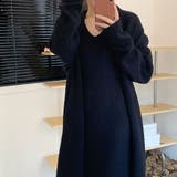 ニットカーディガン+ワンピース セットアップ レディース | shoppinggo | 詳細画像10
