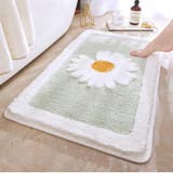 はな01グリーン | バスマット 足ふきマット 玄関マット | shoppinggo