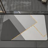 A02グレー | バスマット 珪藻土 速乾 | shoppinggo